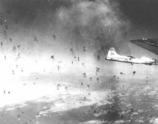 B-17 Bomber im Anflug